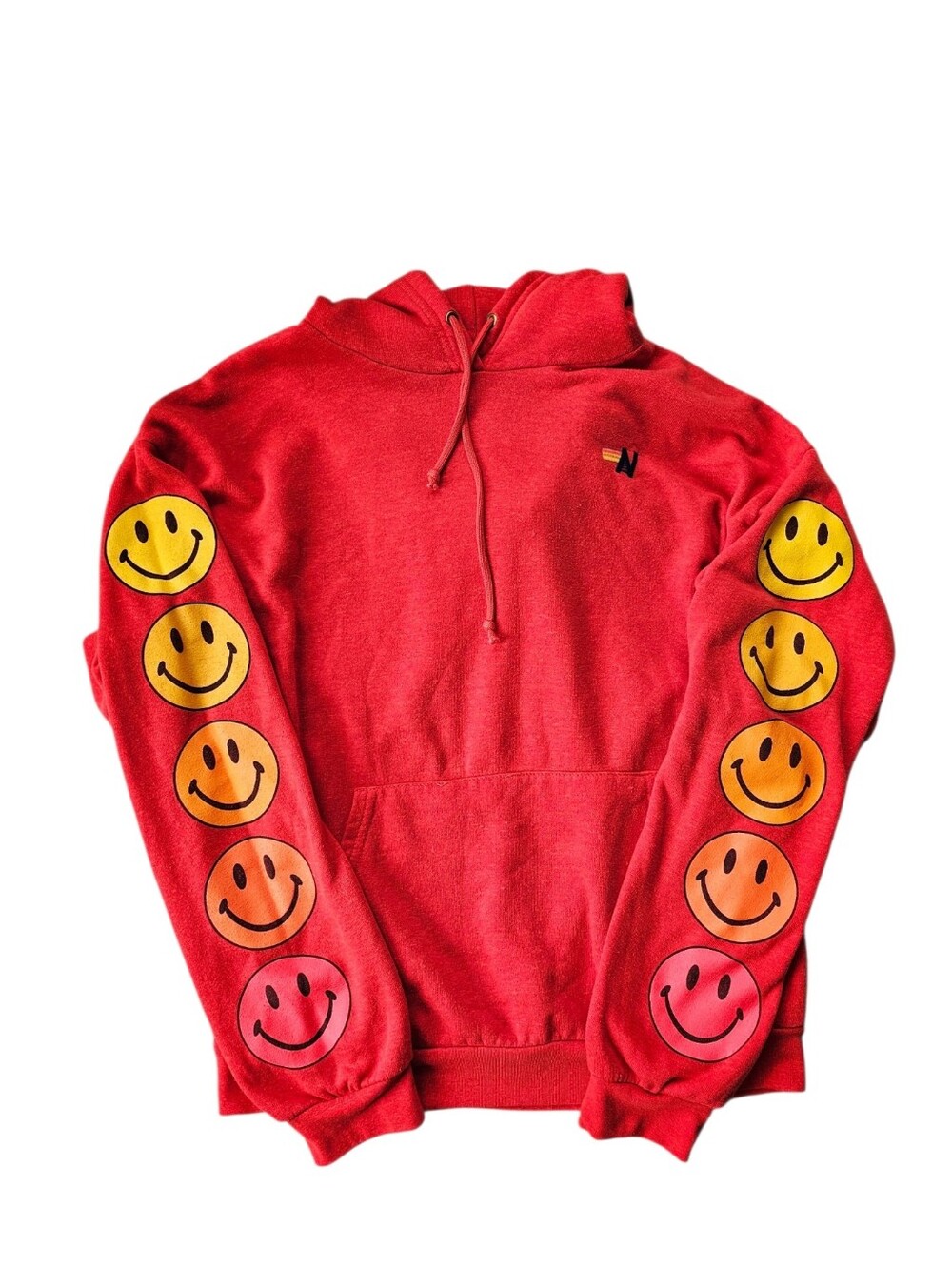 Aviator Nation Women's Smiley Sunset Relaxed Pullover Hoodie